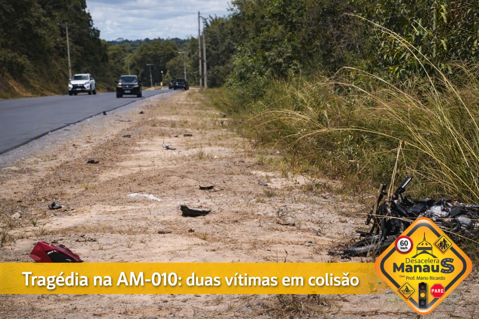 Tragédia na AM‑010 reforça alerta sobre segurança nas estradas do Amazonas