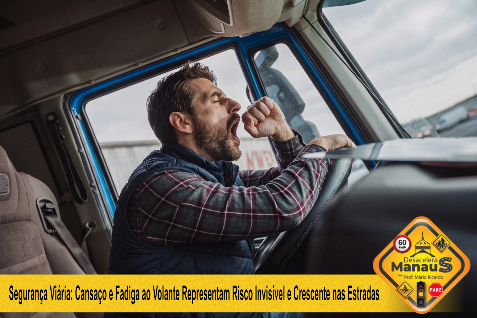 Segurança Viária: Cansaço e Fadiga ao Volante Representam Risco Invisível e Crescente nas Estradas