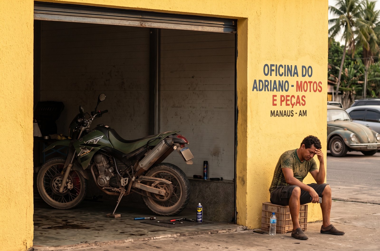 Moto parada não é moto imune